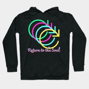 Return to the Soul,fluorescent color,arrow Hoodie